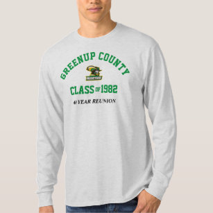 Zazzle Class of 1982 High School Reunion Vintage T-Shirt, Men's, Size: Adult S, Black