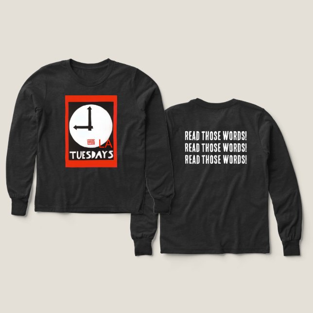 Long Sleeve Tee - Any Size (Design Front & Back)