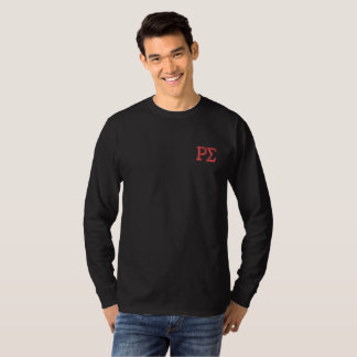 Long Sleeve Tee w/ Red Letters
