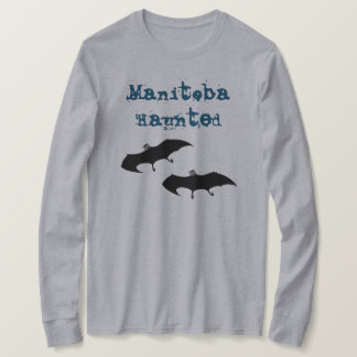 Long sleeve women's, Manitoba Haunted, shirt