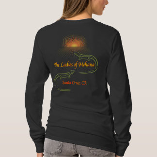 Long Sleeved Ladies Shirt (back view)