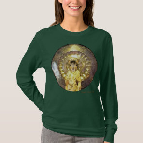 Long sleeved shirt with sacred squirrel design