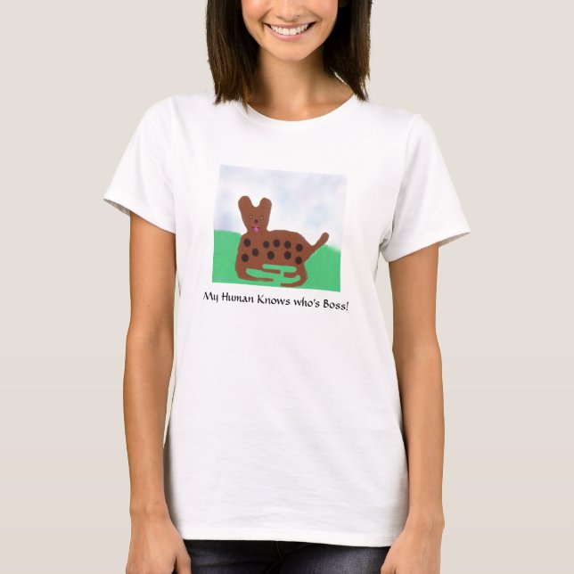 Long Sleeved Spotted Dog Tee Shirts (Front)