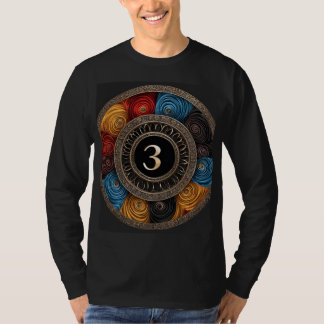 Long-sleeved, well-designed gentleman's shirt. T-Shirt