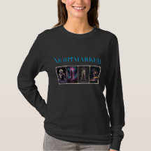 Long-sleeved women’s tee with gorgeous tarot art