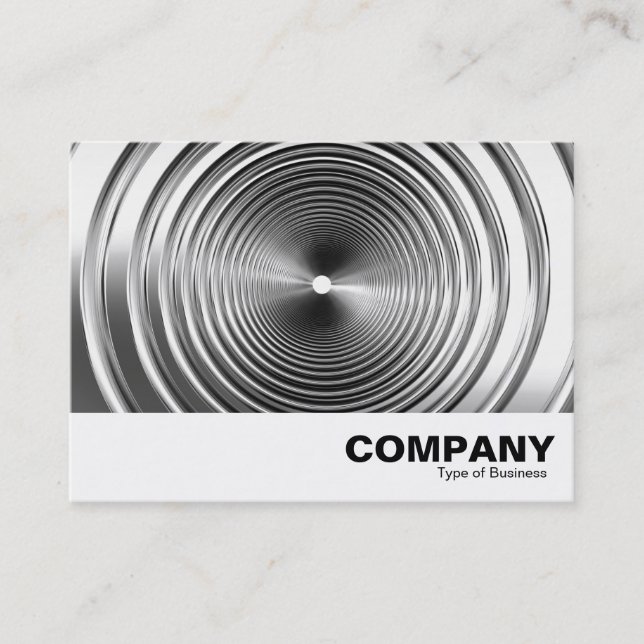 Long Spring B&W Business Card (Front)