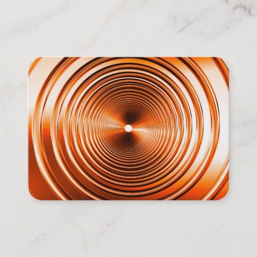 Long Spring Orange Business Card