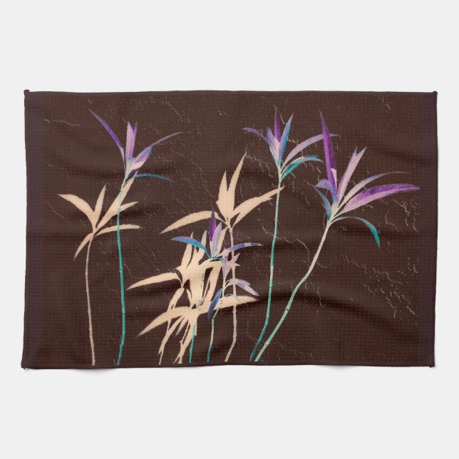 Long Stemmed Leaves Towel (Horizontal)