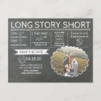Long Story Short | Funny | Photo Save the Date