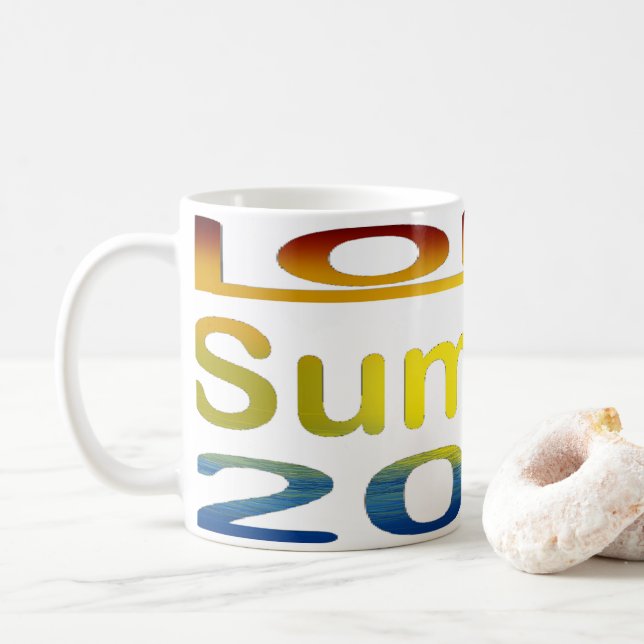 Long Summer 2026 Coffee Mug (With Donut)