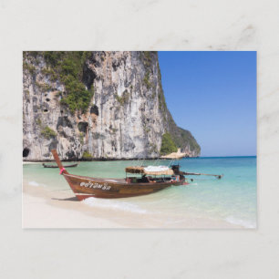 Long Tail Boat Postcard