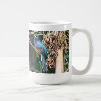 Long Tailed Blue Bird Coffee Mug