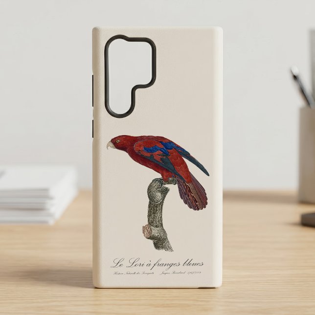 Long-Tailed Red Lory, Trichoglossus borneus Samsung Galaxy Case (Long-Tailed Red Lory, Trichoglossus borneus. Case)
