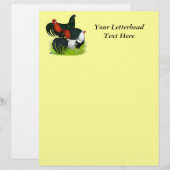 Long-tailed Rooster Trio (Front/Back)