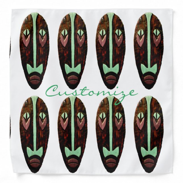 Long Tiki Mask Thunder_Cove Bandana (Front)