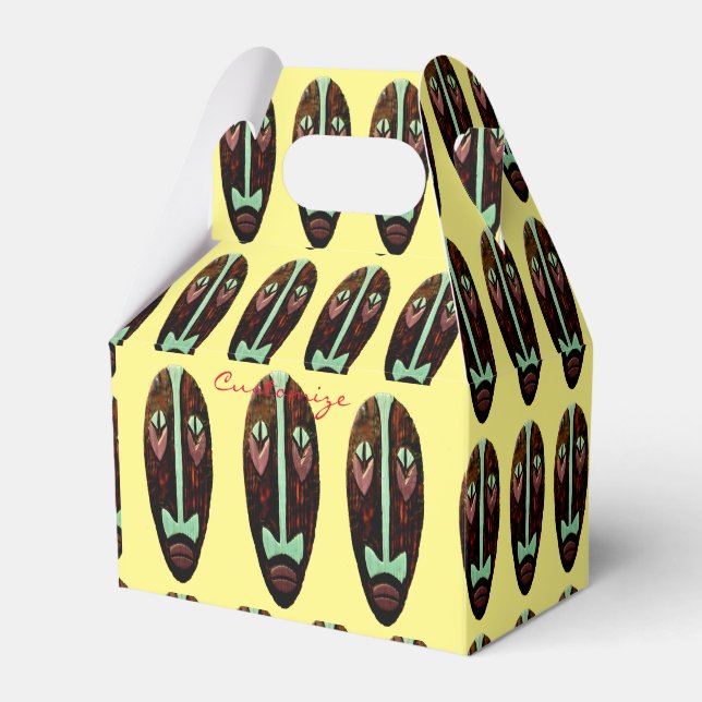 Long Tiki Mask Thunder_Cove Favor Boxes (Front Side)