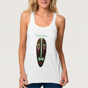Long Tiki Mask Thunder_Cove Tank Top