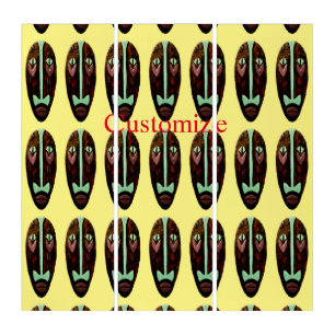 Long Tiki Mask Thunder_Cove Triptych