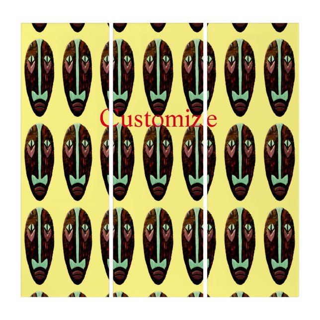 Long Tiki Mask Thunder_Cove Triptych (Front)