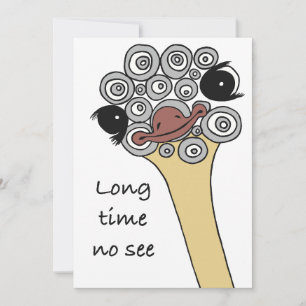 Long time no see Greeting Card