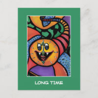 Long Time  - Time Pieces Postcard