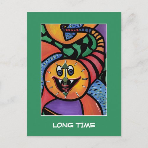 Long Time  - Time Pieces Postcard