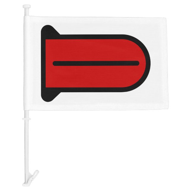 Long Tongue 👅 Car Flag (Front)