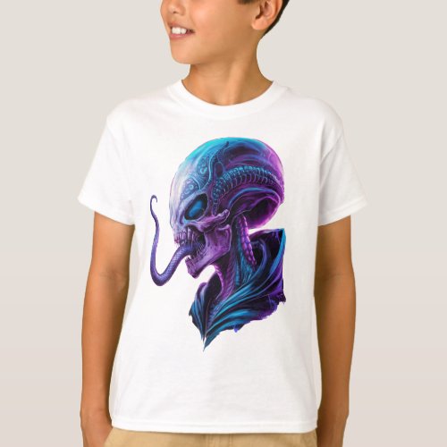 long tongued alien T_Shirt