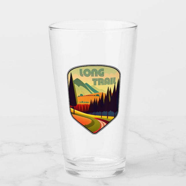 Long Trail Vermont Colors Glass (Front)