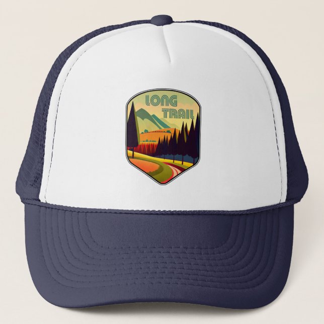 Long Trail Vermont Colors Trucker Hat (Front)