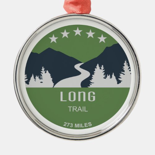 Long Trail Vermont Metal Ornament