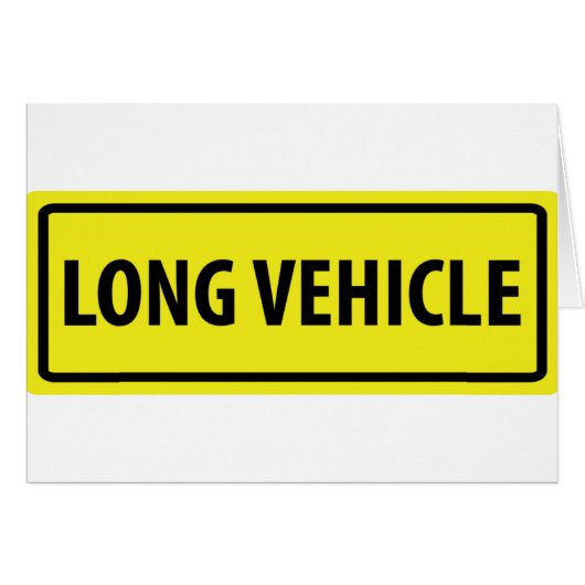 long vehicle cards (Front Horizontal)