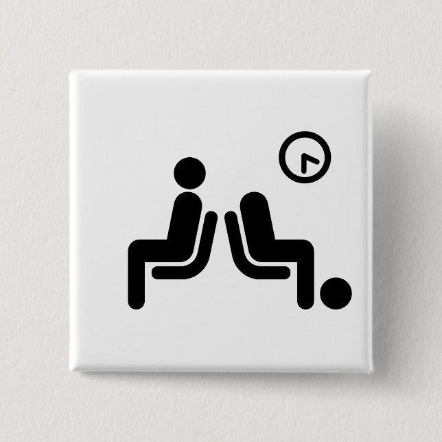 Long Wait Sign Button (Front)