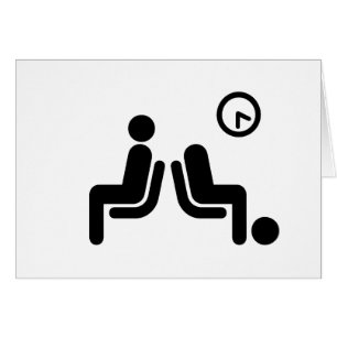 Long Wait Sign Greeting Cards