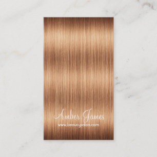 Long Wavy Blonde Hair 3 Stylist Business Cards