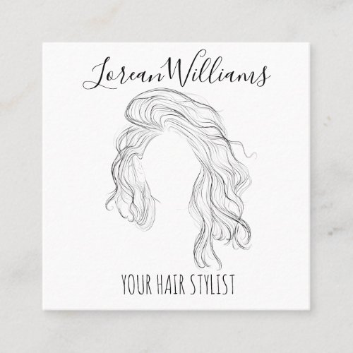 Long wavy hair  Hairstyling branding appointment
