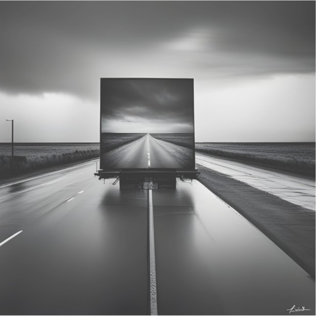 Long Way Home Removable Vinyl Sticker (Front)