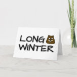 Long winter card