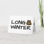 Long winter card