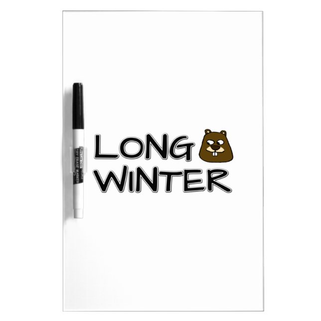 Long winter dry erase board (Front)