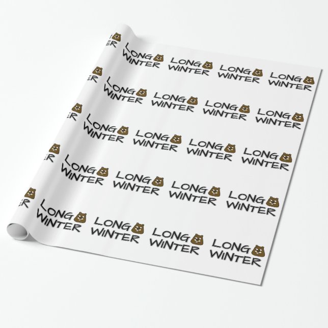 Long winter wrapping paper (Unrolled)
