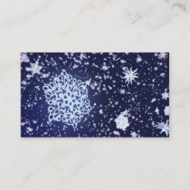 Long Winter's Night Bookmarks Business Card