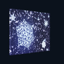 Long Winter's Night Canvas Print