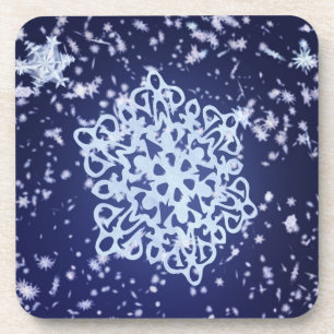 Long Winter's Night Cork Coaster