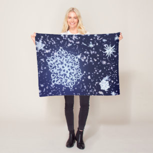 Long Winter's Night Fleece Blanket