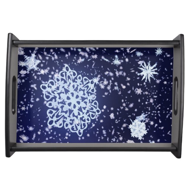 Long Winter's Night Serving Tray (Front)