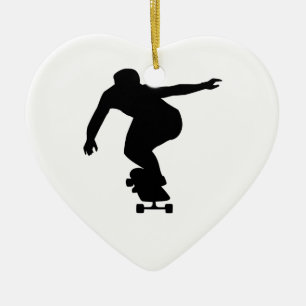 Longboard Ceramic Ornament