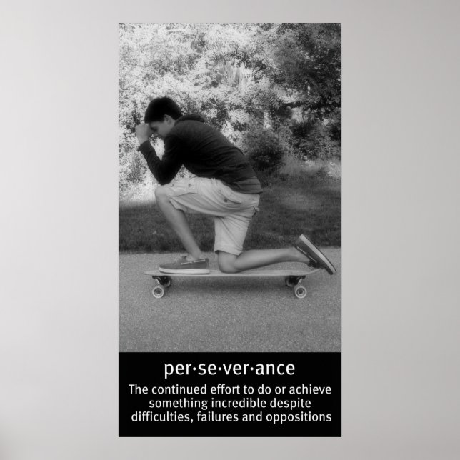 Longboard Prayer Pose Poster (Front)