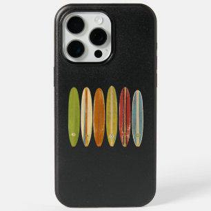 Longboard Surfboards Vintage Retro Style Surfing iPhone 15 Pro Max Case