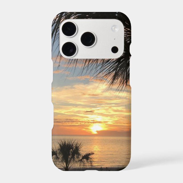 Longboat Key FL Sunset Iphone Case (Back)